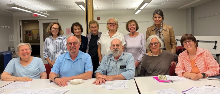 *Board Members: FRONT ROW: Lisa Nickerson*, Mark Adelson*, Larry Broun*, Karen Getman*, Rita Cohn; REAR: Linda Loftus, Barbara Beyna, Lynne Boyle*, Kathryn Tobias*, Kay O’Brian, Kim Koontz Bayliss* (PHOTO LINDA MELLGREN) 2025board of directors